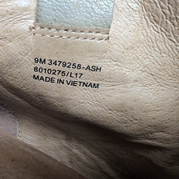 Frye Brown Leather Ash Western Style Ankle Stack Heel Boots Women Size 9 - Picture 3 of 9